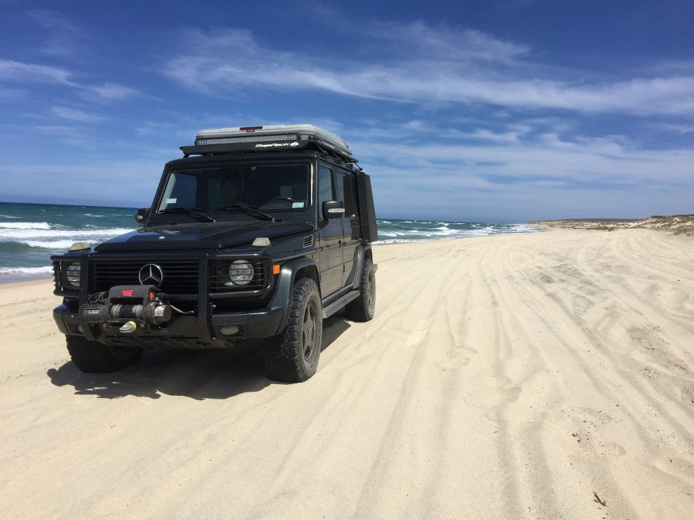 Test run on the beaches of La Ribera, Baja California Sur