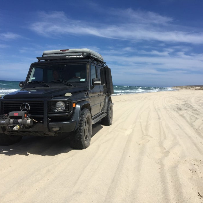 Test run on the beaches of La Ribera, Baja California Sur