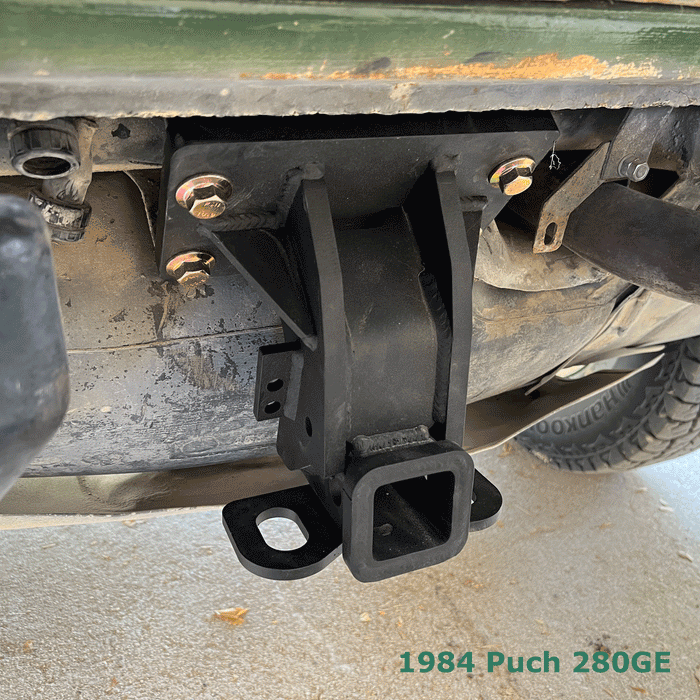 G-Wagen Heavy Duty Trailer Hitch for all G-Class model years from 1979 - 2018