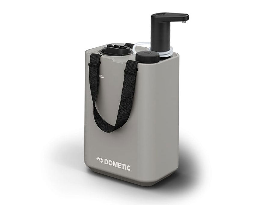 Dometic’s Hydration Water Jug Ash 2.9Gallon 11 liter including USB rechargeable Faucet best trail side water hydration system for your G-Wagon overlanding adventures