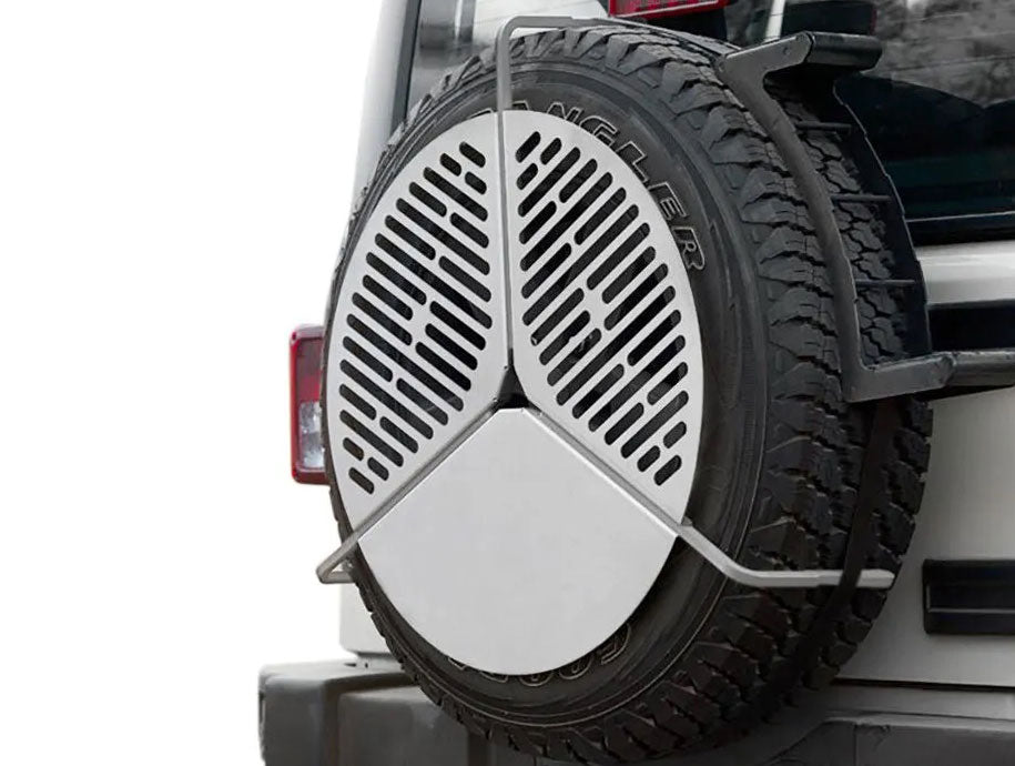 G-Wagen Spare Wheel mounted BBQ Grill