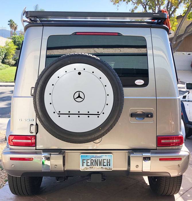G-Wagen Spare Wheel Cover Custom Color lockable spare wheel external storage 2019 2020 2021 2022 2023 2024 Gwagen Gwagen G-Wagon G-Wagen Mercedes Benz G-Wagen