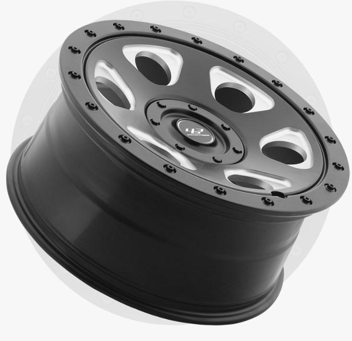 10" x 22" Gwagon Wheel, machined