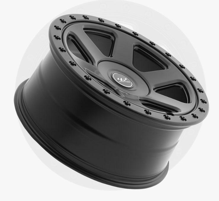 10" x 22" G wagen Wheel, black, by 463