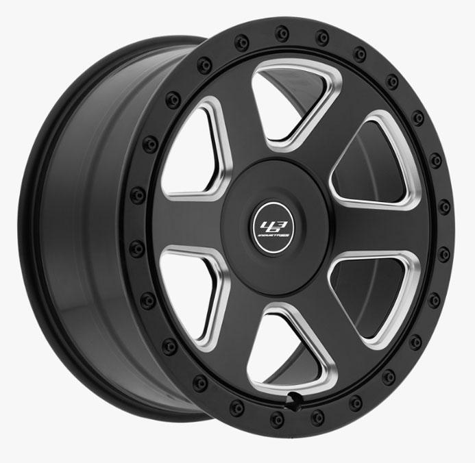 10" x 22" G-wagon Wheel, polished details