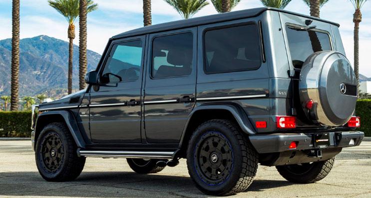 G-wagen with 463 wheels mounted