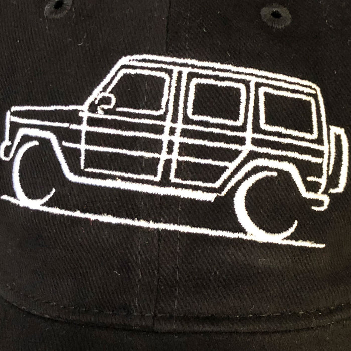 GWagon hat detail embroidery