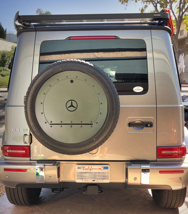 Spare Wheel Cover PRO Custom Color - Lockable Spare Wheel Storage for the Mercedes G-Wagen W463A 2019 to Current