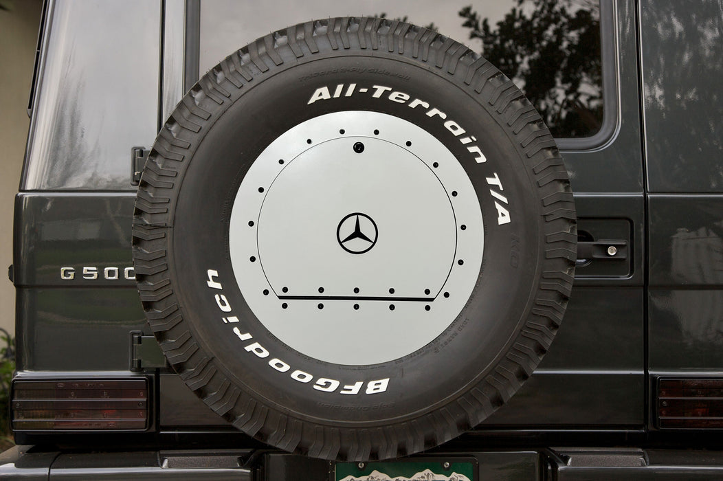 G-Wagen spare wheel storage compartment cover, carry extra unwanted items outside your Gwagon. Several sizes available. New Spare Wheel Cover Pro.