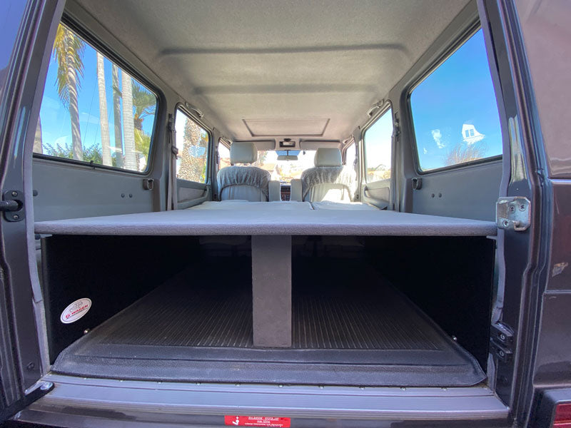 Gwagon rear cargo shelf platform grey matching interior carpet