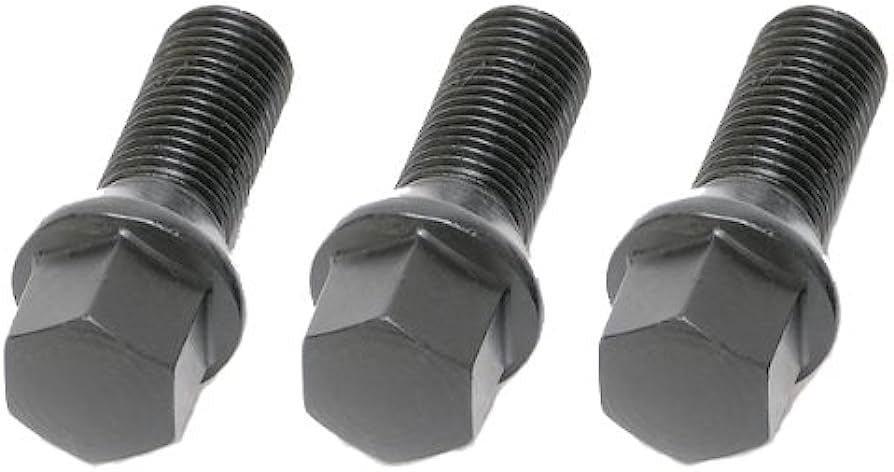 Set of 20 conical black Lug bolts for 18"x9 +20 Overlanding G-Wagen wheels 5x130