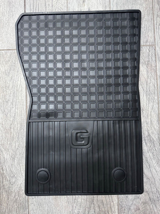 Genuine OEM Rubber Floor Mats — 5-Piece Set for Mercedes G-Wagon (W463A/W464/W465, 2019–2026)