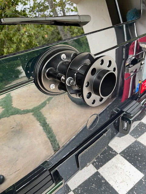 Coi Rims Reverse Mount G-Wagen Spare Wheel Reverse Flip Mount — Fits W463A/W464/W465 G550 & G ...