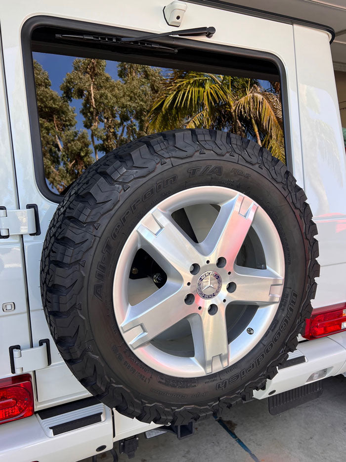 Coi Rims Reverse Mount Spare Tire Reverse Mount/Flip Mount 1990 -2018 Mercedes G-Wagen W463 G ...