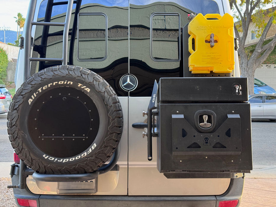 Mercedes-Benz Sprinter Van Lockable Spare Wheel Storage/Cover 16" & 17" 6x130mm Bolt Pattern