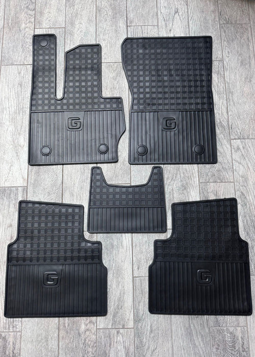Mercedes G-Wagen OEM rubber floor mats W463A, W464, W465, G550, G63 2019 - 2026