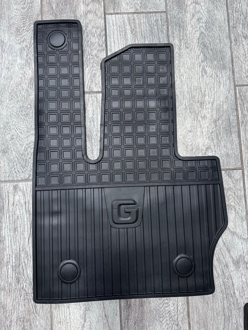 Genuine OEM Rubber Floor Mats — 5-Piece Set for Mercedes G-Wagen (W463A/W464/W465, 2019–2026)