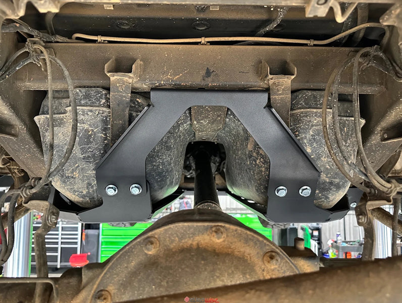 Installed G-Class W463A W464 underbody skid plates 2019 2020 2021 2022 2023 2024 2025 2026