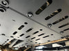 Installed closeup of G-Wagen W463A W464 underbody skid plates 2019 2020 2021 2022 2023 2024 2025 2026