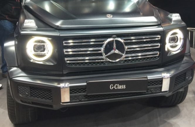 G Wagen Front Bumper Covers for 2019 on Mercedes G-Cass W463A  When removing OEM Brush Guard bull bar burll bar delete covers