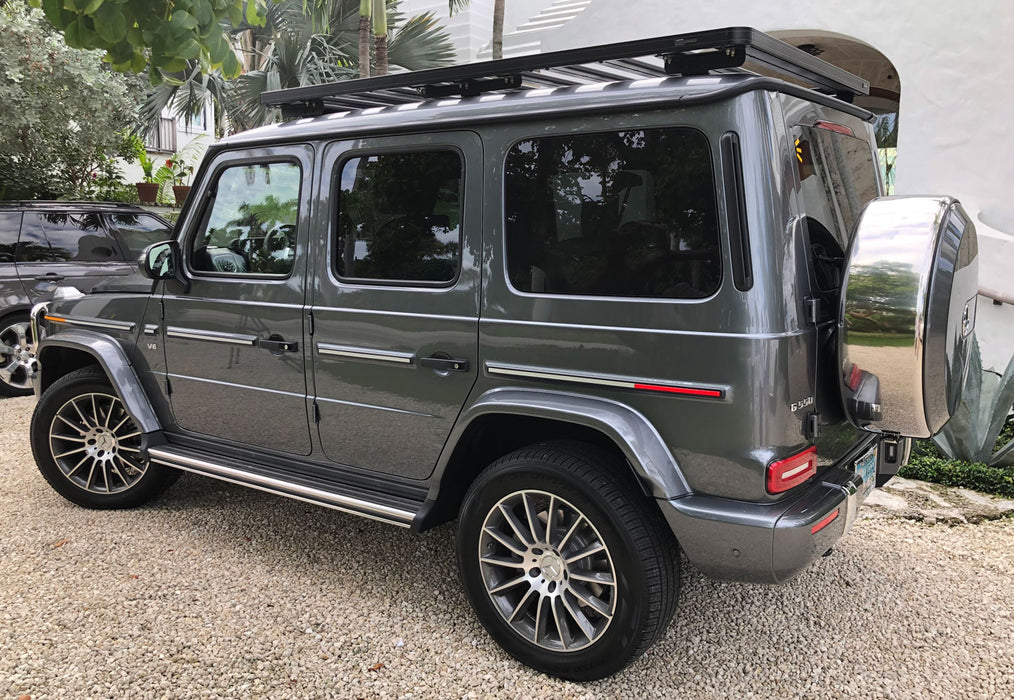 Roof Rack for the 2019 Mercedes G Class installed