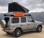 James Baroud Space Roof Top Tent white standard mounted to Mercedes 2019 Gwagon W463A