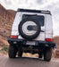 gwagon all steel rear bumper trail test in Moab