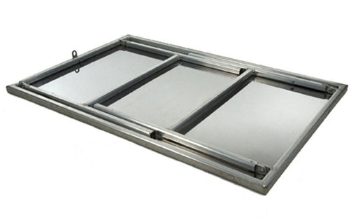Camp Table folded Stainless Steel