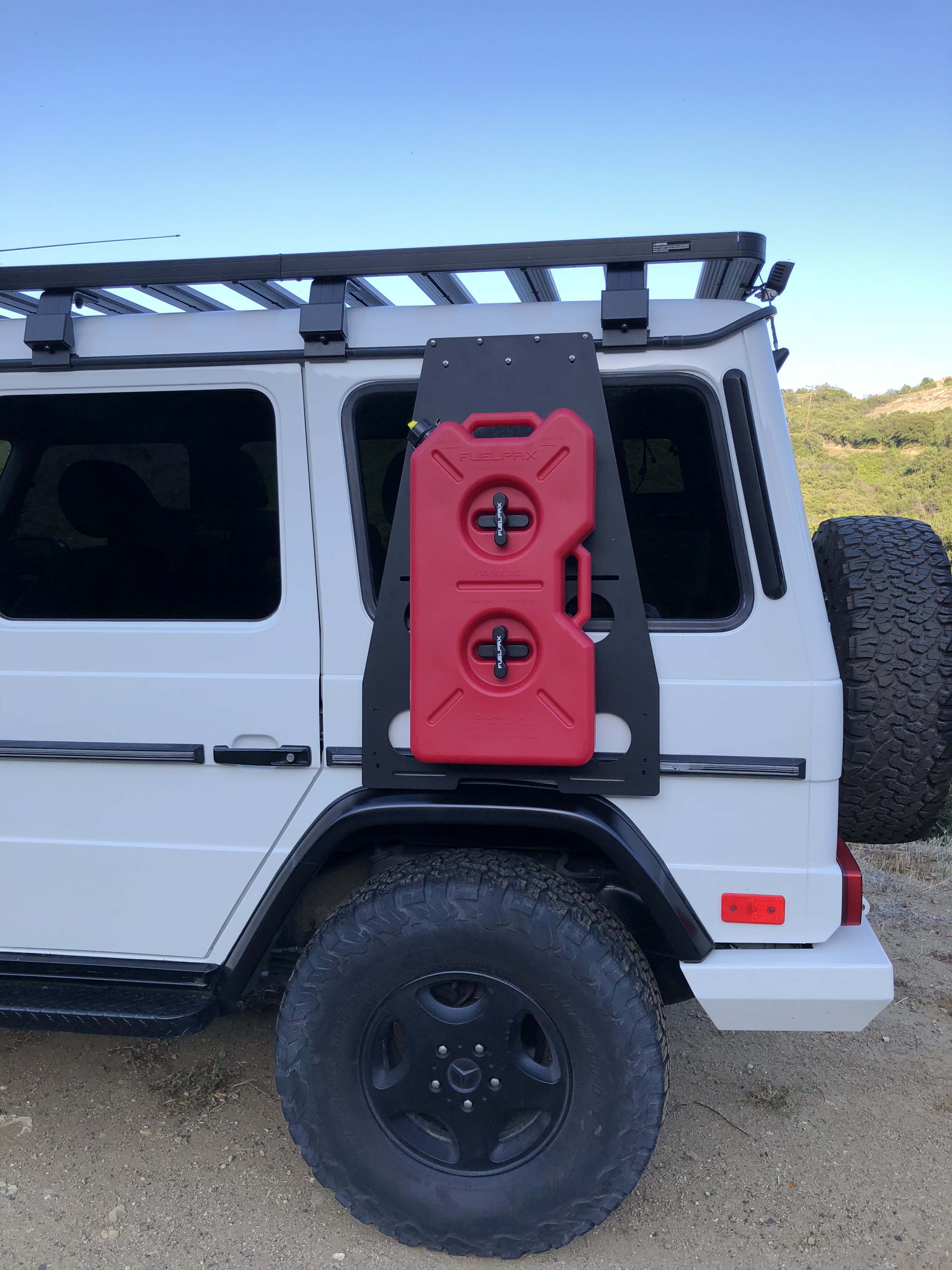 G wagon shop gas tank