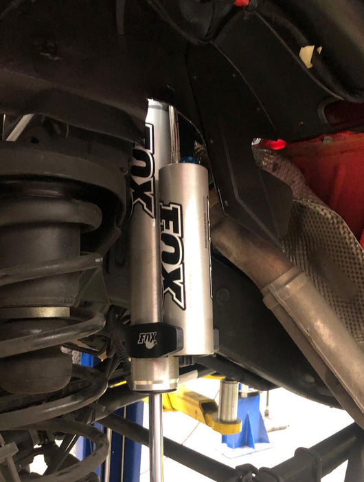 G-Wagen front Fox shocks cutout required to clear reservoir