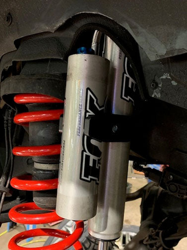 GWagon W463 front Fox shocks cutout required to clear reservoir