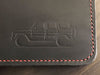G-Wagon embossed leather journal AMG red stitching G-Class gift