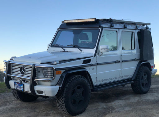 G-Wagen Slimline roof rack 2.4m with wind fairing