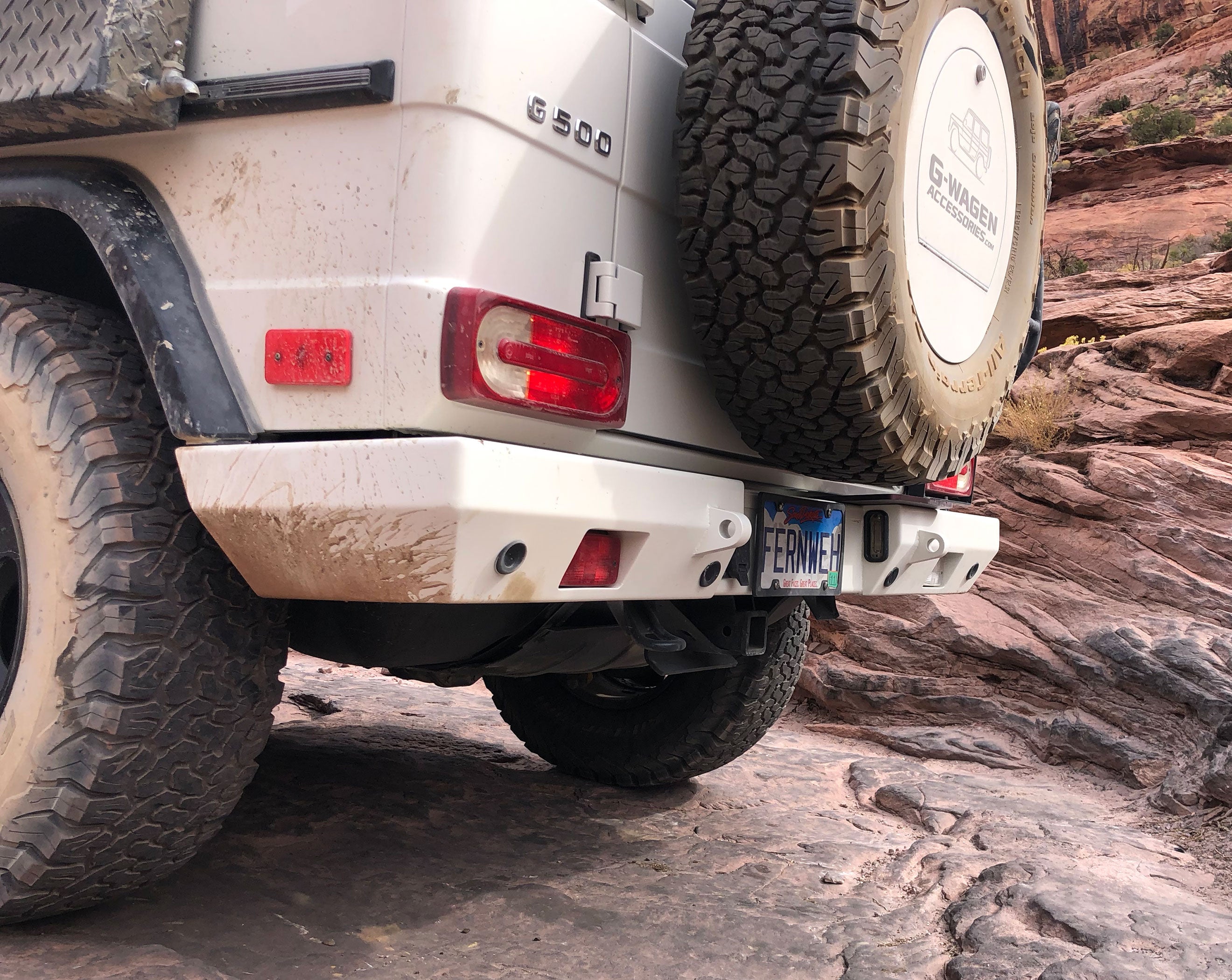 W463 G-Wagen All-Steel Rear Off-Road Bumper — G-wagenaccessories.com