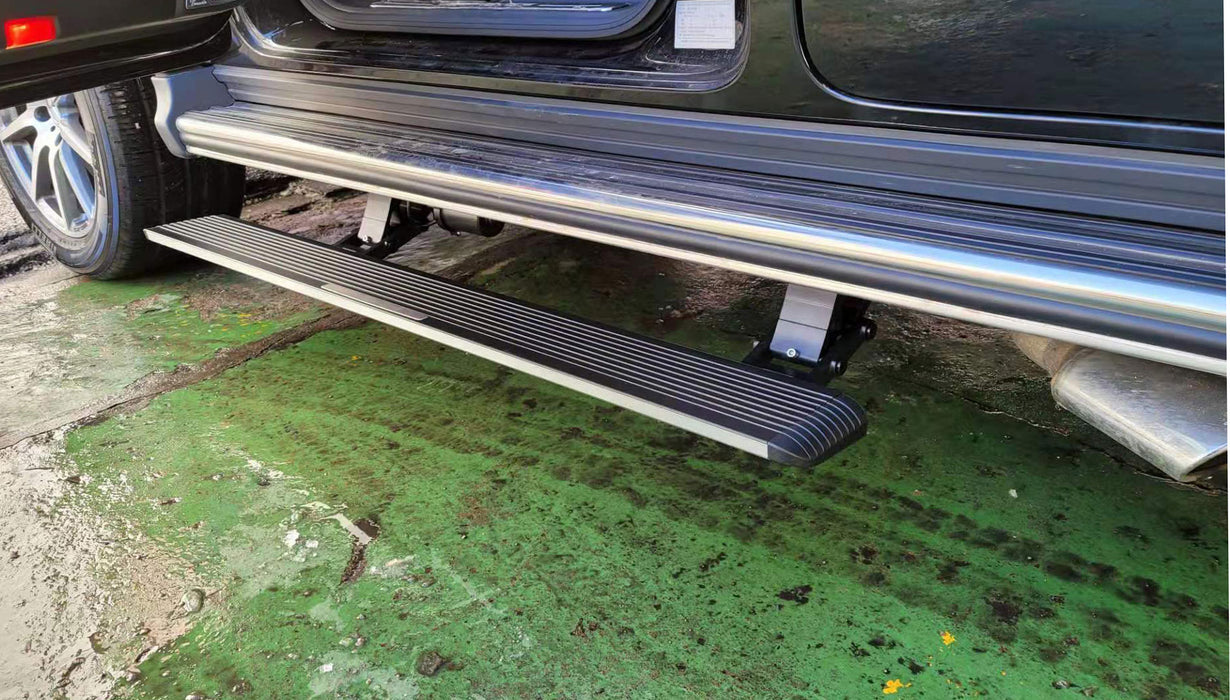 Gwagon Electric side steps running boards Gclass 2019 2020 2021 2022 2023 2024 Easy entry, too tall, too short short legs help getting into Gwagon