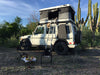 James Baroud Evasion Hard Shell Roof Top Tent mounted on Mercedes G-Wagon