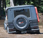 G-wagon G500 lockable spare tire compartment cover for external storage great for oil, dog poop, tow gear, juper cables Gwagon parts