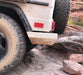 side view of Mercedes G-Calss all steel rear bumper