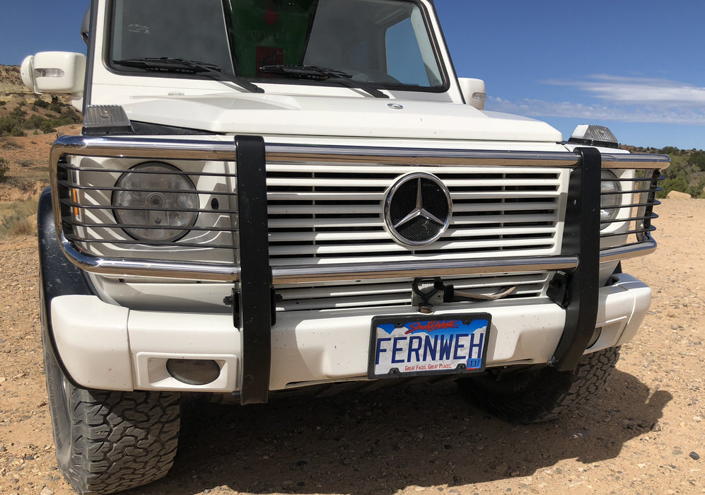 G-Wagon W463 bull bar brush guard stainless steel