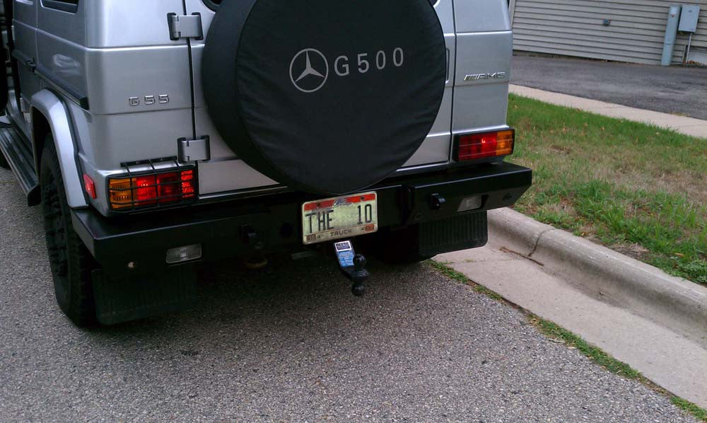 G55 with All Steel Rear Bumper Installed