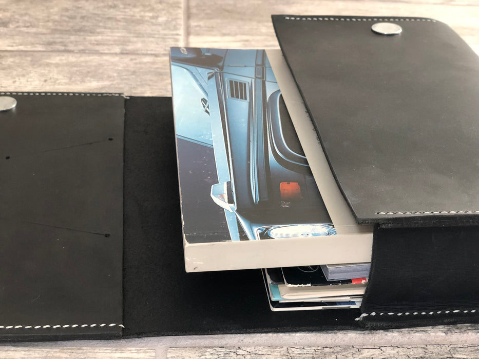 Mercedes Gwagen Leather Owners Manual Handbook Portfolio for Glove Box