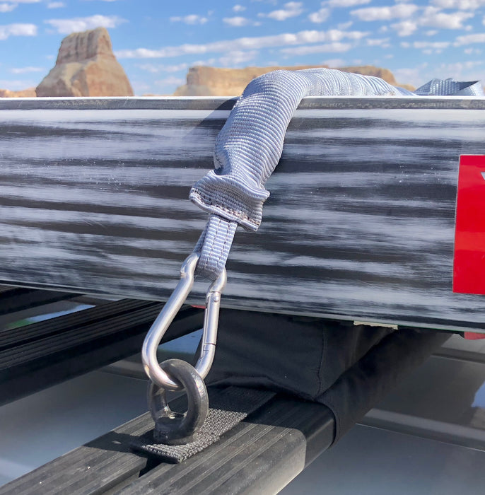 surfboard sup straps short grey for g-class slimline roof rack