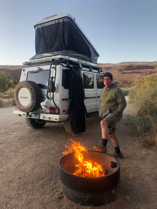 Gwagen with James Baroud Roof Top Tent Space White