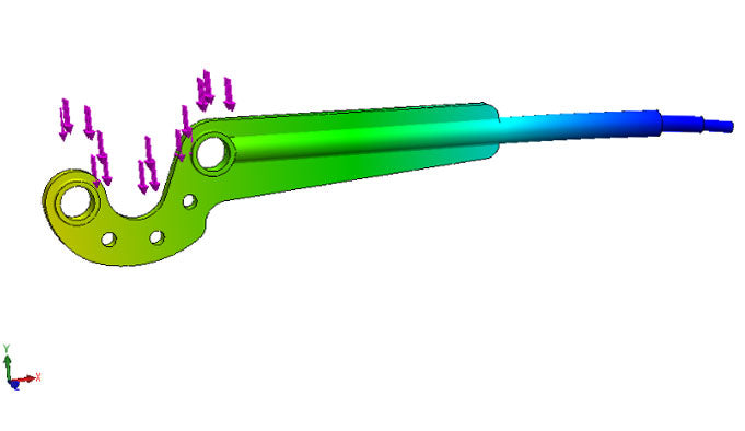 Static Displacement for Lift Radius Arm Kit Mercedes G-Wagon W463 G500, G550, G55, G63, G65