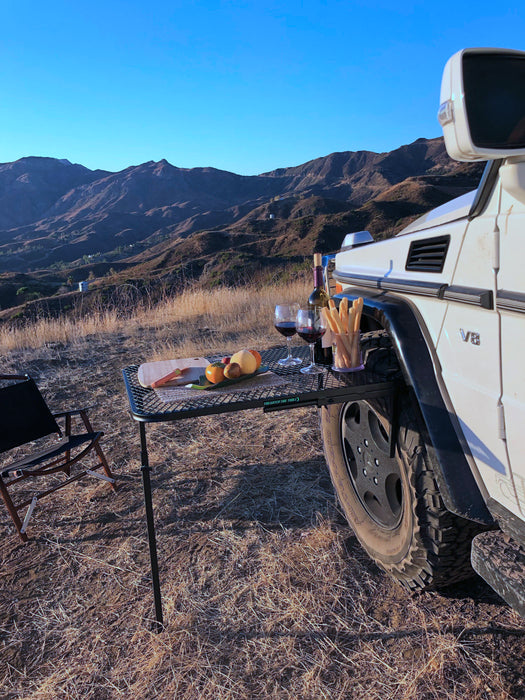 Innovative Tire Mount Outdoor Camping Table - Tailgater Tire Table