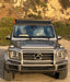 G-wagon 2019 2020 2021 2022 2023 2024 2025  W463A W465 Roof Rack full length low with wind fairing and Maxtrax an excellent GWagen Mod