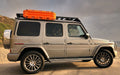 Gwagon 2019 2020 2021 2022 2023 2024 2025  W463A W465 Roof Rack full length low with wind fairing and Maxtrax an excellent GWagen Mod