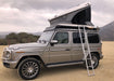 James Baroud Space Roof Top Tent white standard mounted to Mercedes 2019 Gwagen G550 W463A