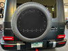 New 463A 2019 2020 2021 2022 2023 2024 G-Wagen Spare Wheel Cover PRO, Extra external storage within your spare wheel cover, Lockable spare wheel storage compartment, G-Wagen spare wheel storage compartment cover, carry extra unwanted items outside your Gwagen. 18" 19" 20" spare wheel sizes available.