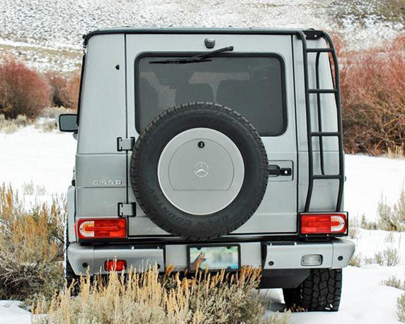 Spare Wheel Cover with Lockable Compartment for Mercedes Gwagen